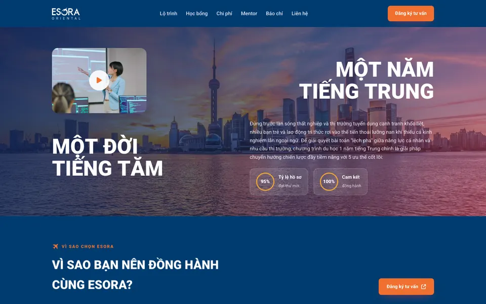 Du học 1 năm tiếng