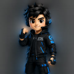 Avatar mascot PTK đại diện tăng trưởng bền vững